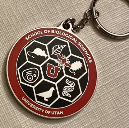Picture of School of Biological Sciences Metal Key Chain